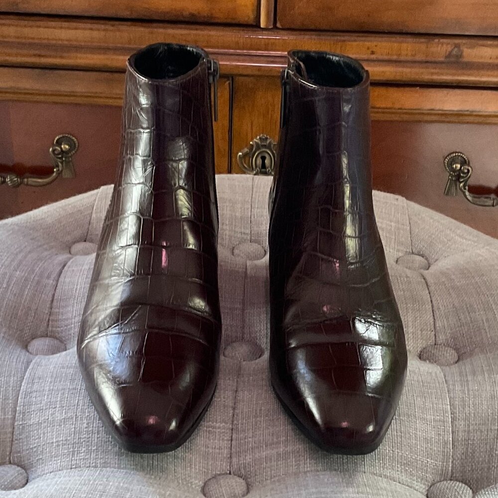 Aquatalia Leather Rain Boots
